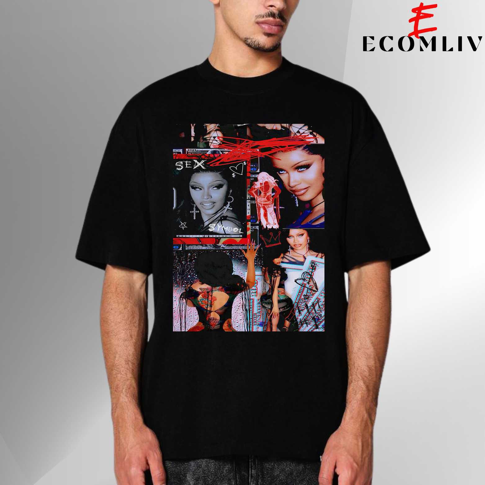 Cardi B Unisex T-Shirt, Hip Hop Rapper Streetwear